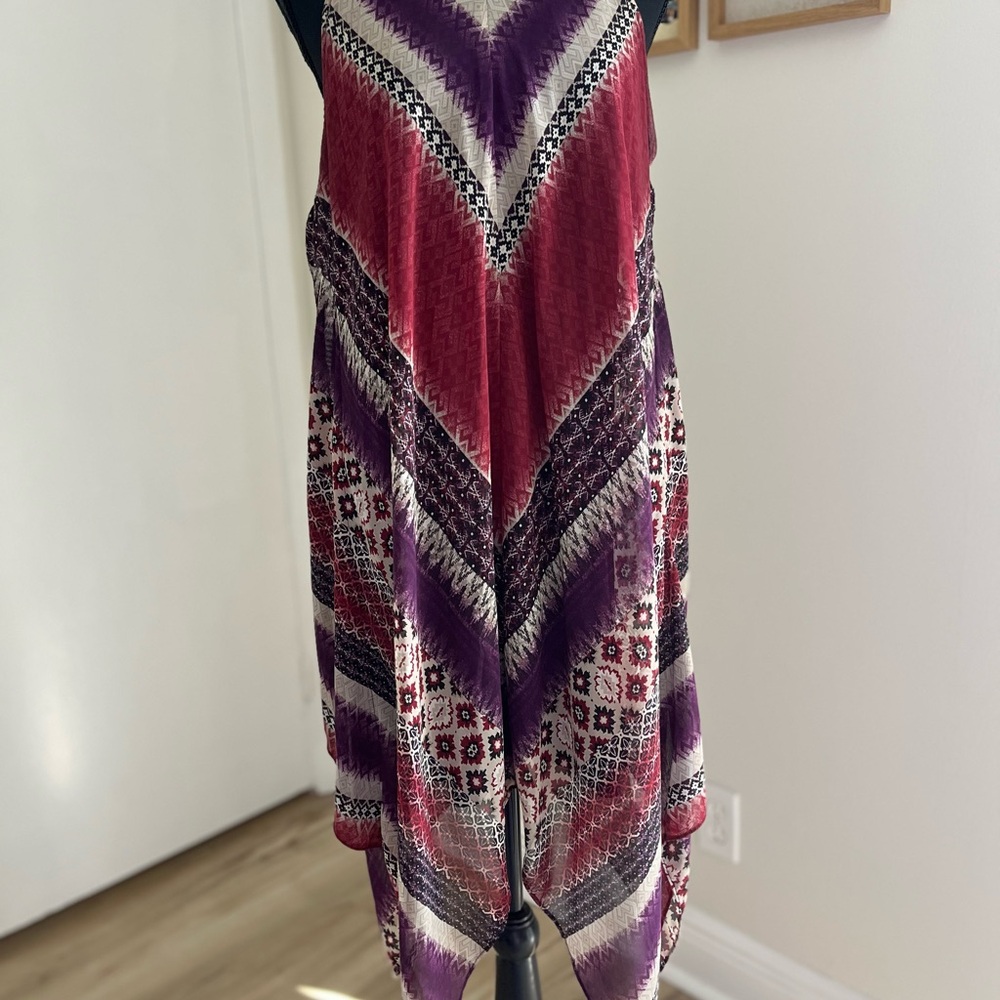 INC International Concepts Purple and Red Dress
